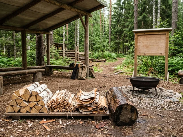 Дрова для школы выживания и туризма в Курске